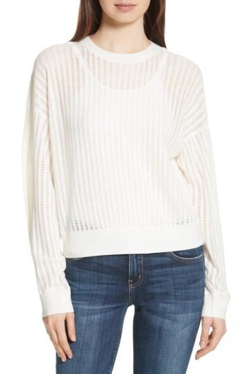 Women's Theory Verlina B Refine Merino Wool Sweater - Ivory
