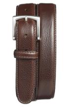 Men's Bosca Calfskin Leather Belt - Brown