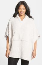Women's Barefoot Dreams Cozychic Ribbed Hooded Poncho