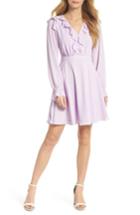 Women's Gal Meets Glam Collection Ruffle Georgette Dress - Purple
