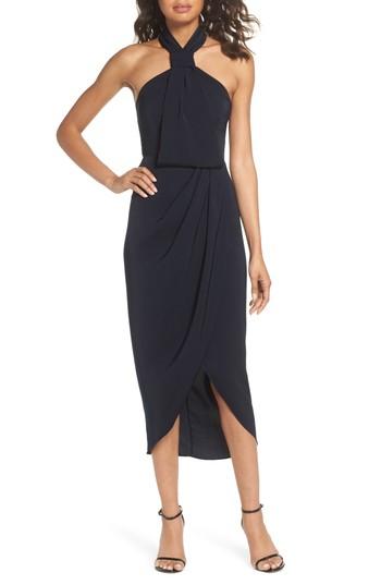 Women's Shona Joy Knotted Tulip Hem Midi Dress - Pink