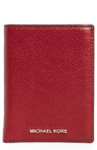 Michael Michael Kors Mercer Passport Wallet - Red
