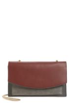 Skagen Eryka Leather Envelope Clutch With Detachable Strap -