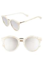 Women's Kate Spade New York Joylyn 50mm Round Sunglasses - White Mother Of Pearl