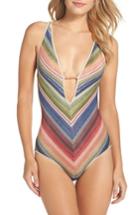 Women's Becca West Village One-piece Swimsuit - Purple