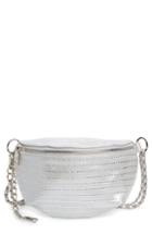 Steve Madden Becca Metallic Studded Belt Bag - Metallic