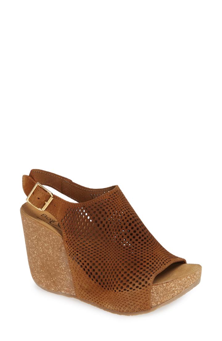 Women's Bos. & Co. Savona Wedge Sandal .5-8us / 38eu - Brown