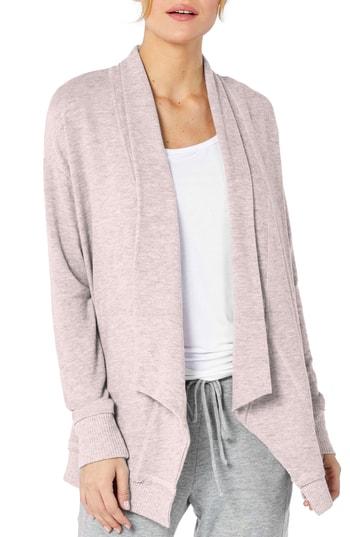 Women's Michael Stars Open Front Cardigan - Pink