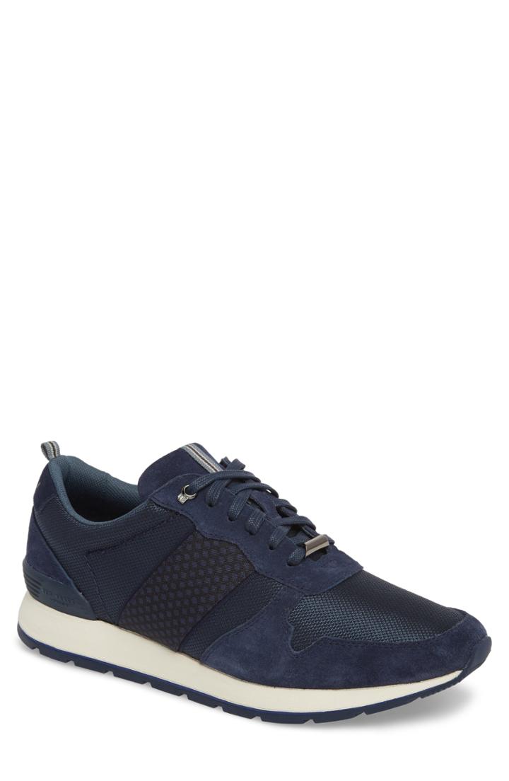 Men's Ted Baker London Hebey Lace-up Sneaker M - Blue