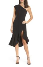 Women's Keepsake The Label Mirrors One-shoulder Asymmetrical Dress - Black