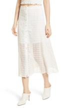 Women's J.o.a. Lace Midi Skirt - White