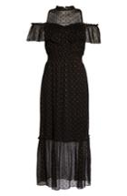 Women's Nsr Lace Cold Shoulder Midi Dress