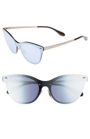 Women's Ray-ban 50mm Blaze Mirrored Cat Eye Sunglasses - Copper