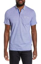 Men's Ted Baker London Igwan Slim Fit Short Sleeve Polo (m) - Blue