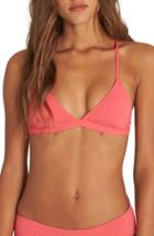 Women's Billabong It's About Triangle Bikini Top - Pink