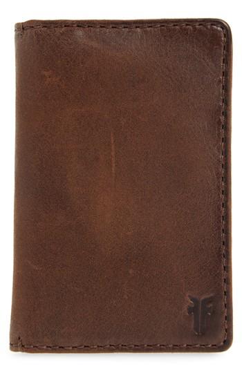 Men's Frye Oliver Leather Wallet - Brown