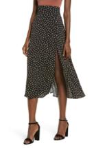 Women's Afrm Devera Midi Skirt - Black