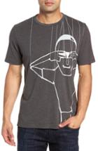 Men's Robert Graham Shades T-shirt, Size - Grey