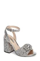 Women's Topshop Razzle Embellished Sandal .5us / 39eu - Metallic