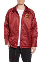 Men's Nike Air Force One Coach Jacket - Red