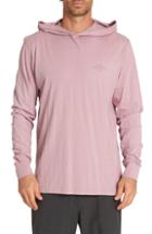 Men's Billabong Diamond Hooded T-shirt, Size - Coral