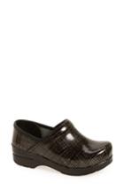 Women's Dansko 'wide Pro' Clog .5-7us / 37eu W - Metallic