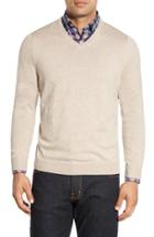 Men's Nordstrom Men's Shop Cotton & Cashmere V-neck Sweater