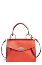 Proenza Schouler 'small Hava' Top Handle Calfskin Leather Satchel - Red