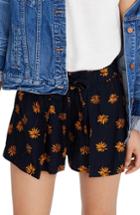 Women's Madewell Daisy Pull-on Tie Shorts, Size - Blue