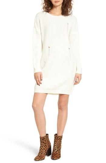 Women's Cotton Emporium Distressed Sweater Dress