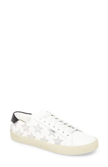 Women's Saint Laurent Classic Court Sneaker .5us / 37.5eu - Ivory