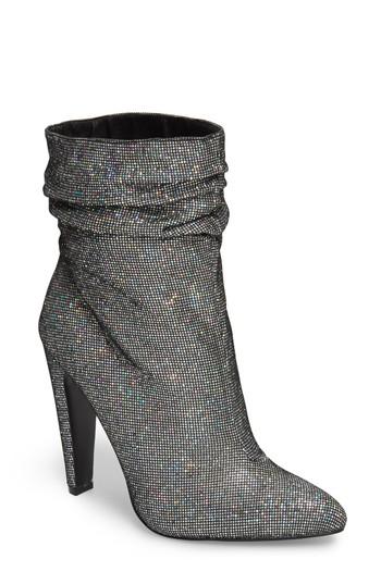 Women's Steve Madden Calysta Slouch Bootie M - Metallic