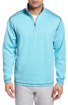 Men's Cutter & Buck Evergreen Classic Fit Drytec Reversible Half Zip Pullover - Blue