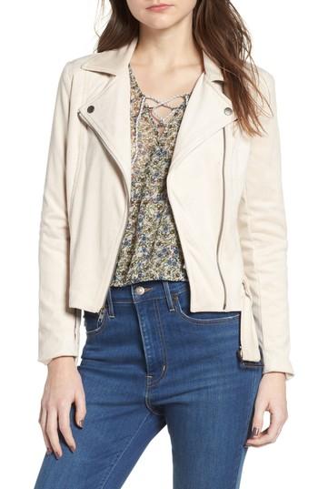 Women's Cupcakes And Cashmere Manele Moto Jacket - Beige