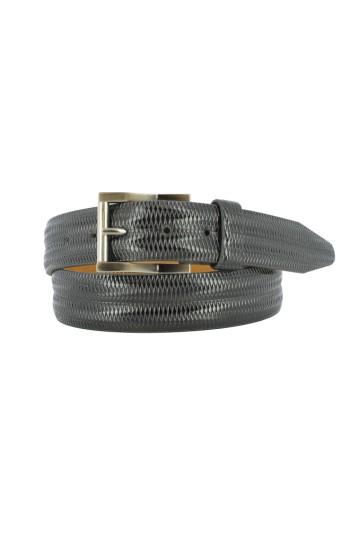 Men's Remo Tulliani Lux Leather Belt - Black