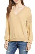 Women's Project Social T Alsen V-neck Sweatshirt - Yellow