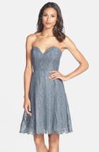 Women's Jim Hjelm Occasions Strapless Lace A-line Dress