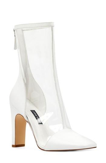 Women's Nine West Quitend Boot M - White