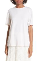 Women's Clu Pleated Floral Lace Tee