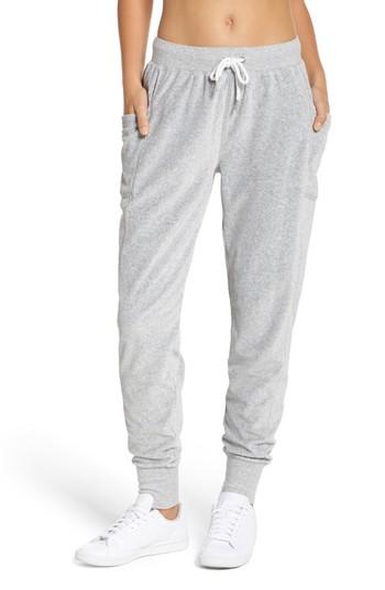 Women's Zella Lexi Slim Velour Leggings, Size - Grey