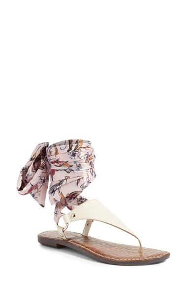 Women's Sam Edelman Giliana Ankle Tie Thong Sandal