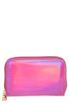 Women's Bp. Holographic Card Case - Pink