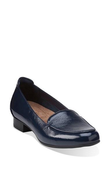 Women's Clarks 'keesha Luca' Loafer .5 W - Blue