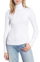 Women's 7 For All Mankind Rib Knit Turtleneck Tee - White