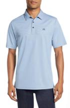 Men's Travis Mathew Instatweet Fit Polo, Size Small - Blue