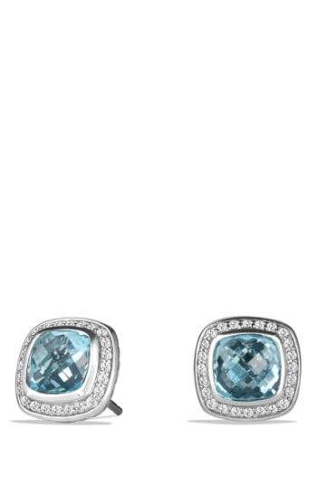 Women's David Yurman 'albion' Earrings With Semiprecious Stone And Diamonds