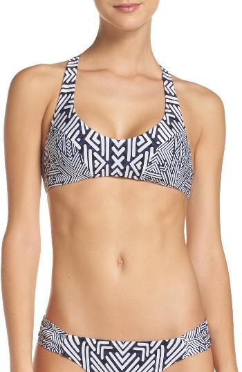 Women's Red Carter Racerback Bikini Top