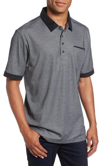 Men's Travis Mathew K-lew Pique Polo, Size - Black