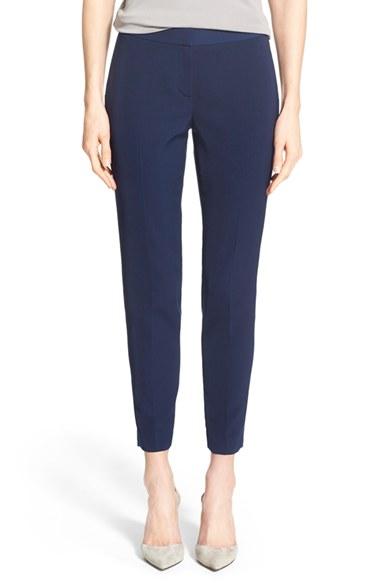 Women's Halogen Skinny Stretch Twill Pants - Blue