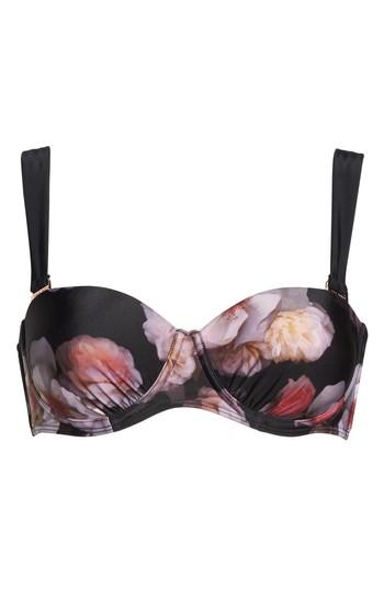 Women's Ted Baker London Umaya Chelsea Underwire Bikini Top C/d - Black